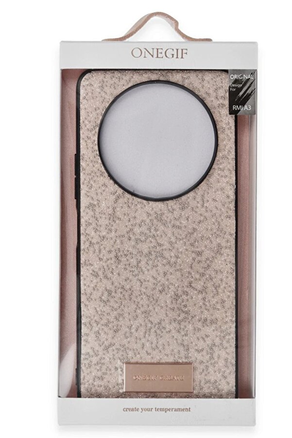 Xi̇aomi̇ Redmi̇ A3 4G Bri̇ght Si̇mli̇ Kapak - Gümüş - Dropx5409-9355 Uyumlu