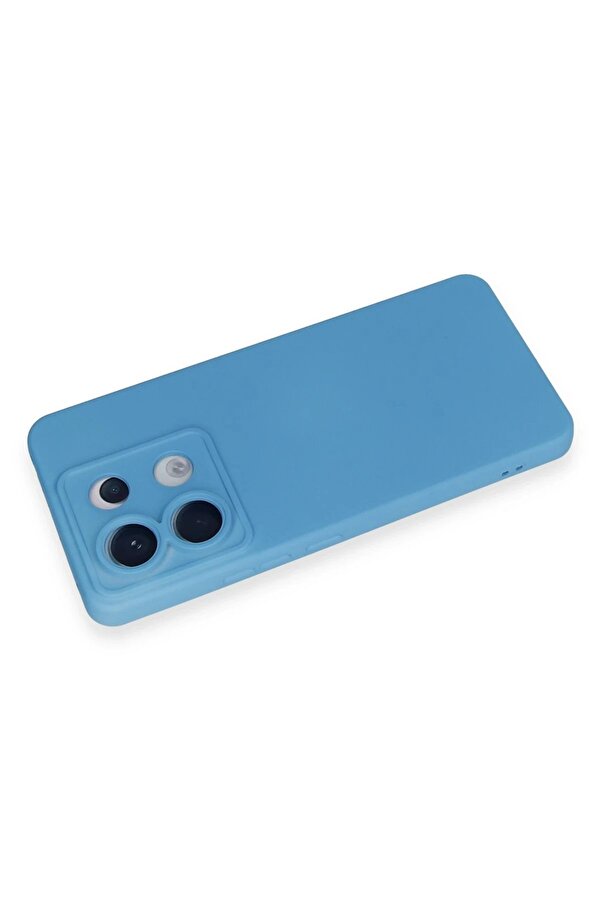 Xi̇aomi̇ Redmi̇ Note 13 Pro 5G Kılıf Nano İçi̇ Kadi̇fe Si̇li̇kon - Mavi̇ - Dropx3483-3072