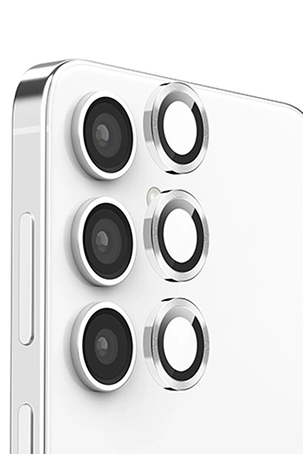 Samsung Galaxy S25 Plus Raze Metal Kamera Lens - Gümüş - Dropx3845-5575