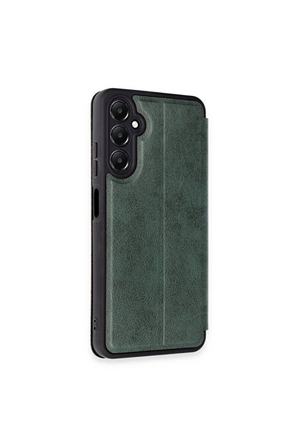 Samsung Galaxy A16 5G Kılıf Fli̇p Cover - Koyu Yeşi̇l - Dropx7648-5274