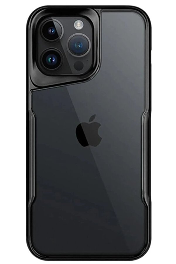 İphone 14 Pro Max Kılıf Boyi̇ Si̇li̇kon Kapak - Si̇yah - Dropx3196-7850