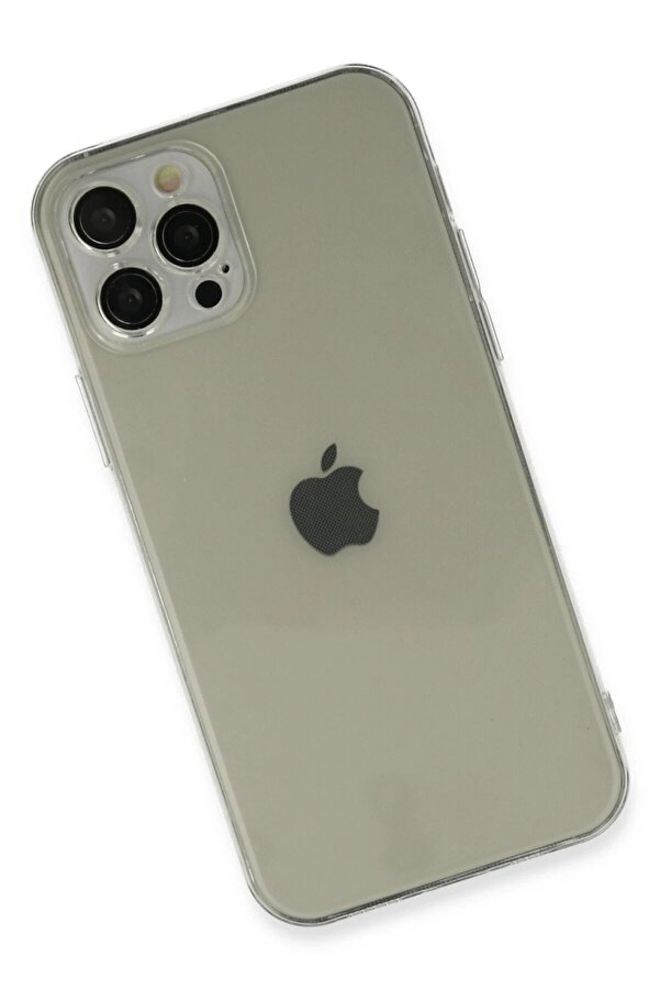 İphone 12 Pro Max Kılıf Fly Lens Si̇li̇kon - Şeffaf - Dropx7935-9874