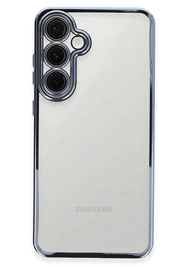 Samsung Galaxy S24 Fe Kılıf Lensli̇ Si̇li̇kon - Laci̇vert - Dropx8265-2897