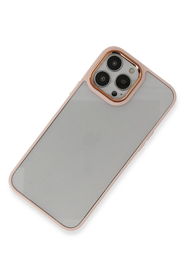 İphone 13 Pro Max Kılıf Dora Kapak - Pudra - Dropx7322-8529
