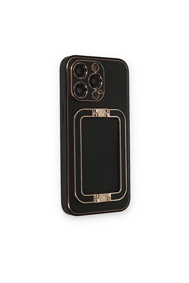 İphone 14 Pro Kılıf Coco Eli̇t Kapak - Si̇yah - Dropx3918-2457