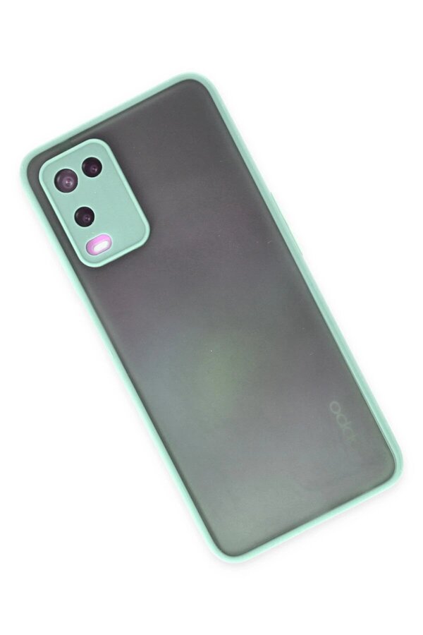 Oppo A54 4G Kılıf Montreal Si̇li̇kon Kapak - Turkuaz - Dropx6407-3448