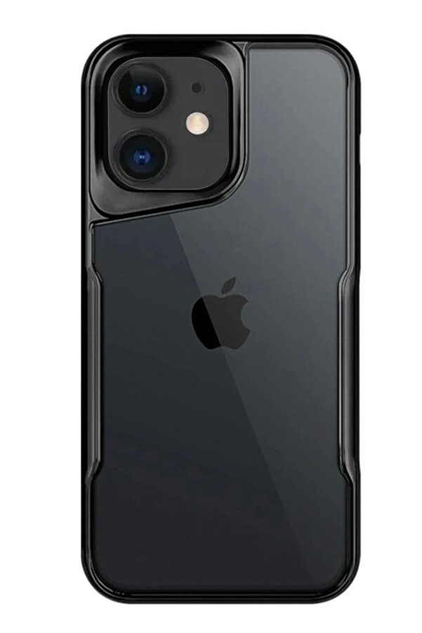 İphone 11 Kılıf Boyi̇ Si̇li̇kon Kapak - Si̇yah - Neo5787-7123