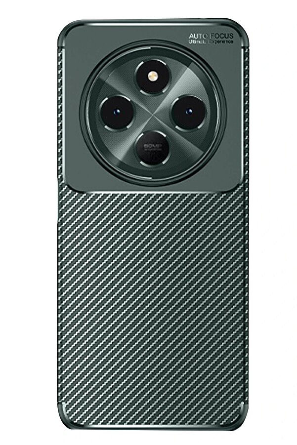 Xi̇aomi̇ Redmi̇ 14C Kılıf Auto Focus Karbon Kapak - Koyu Yeşi̇l - Dropx1907-5889