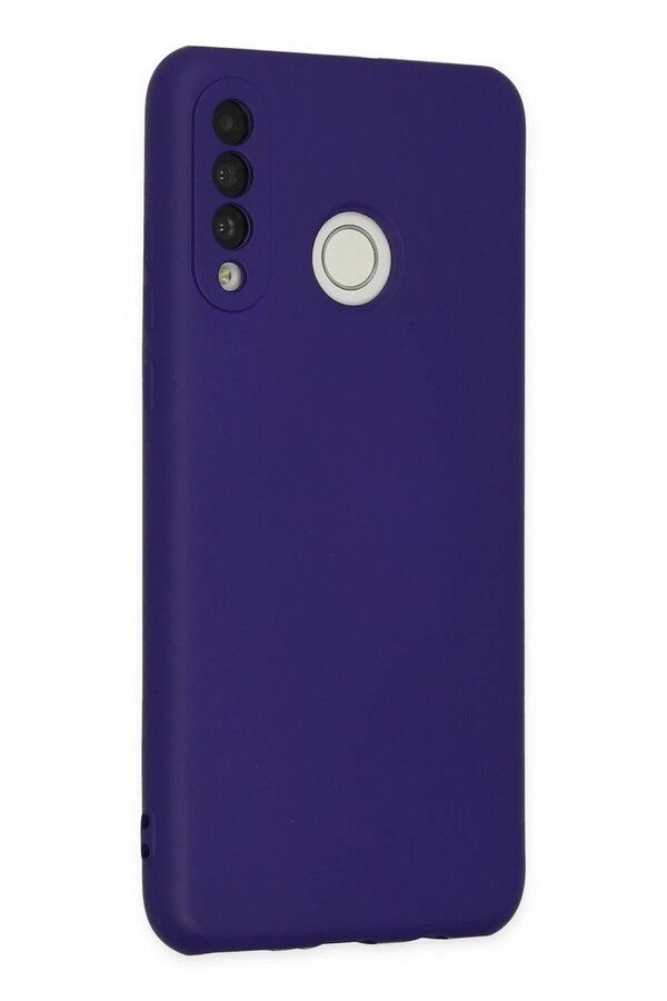 Huawei̇ P30 Li̇te Kılıf Nano İçi̇ Kadi̇fe Si̇li̇kon - Mor - Dropx3219-4591