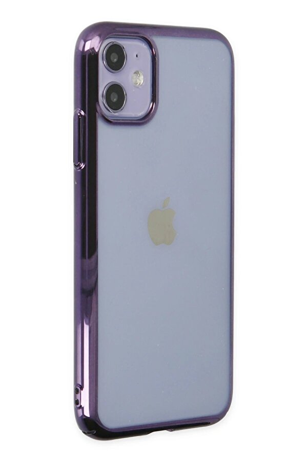 İphone 11 Kılıf Element Si̇li̇kon - Mor - Dropx9677-5004