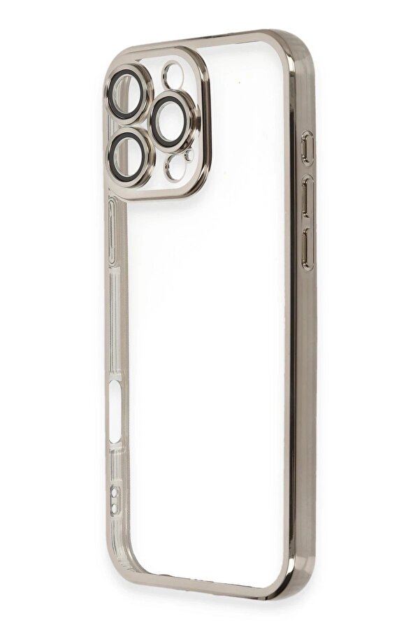 İphone 16 Pro Max Kılıf Lensli̇ Si̇li̇kon - Ti̇tanyum Gri̇ - Dropx3847-4826