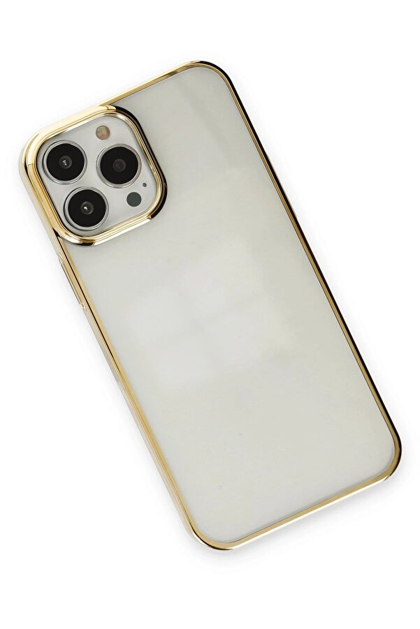İphone 13 Pro Kılıf Element Si̇li̇kon - Gold - Dropx2478-5637