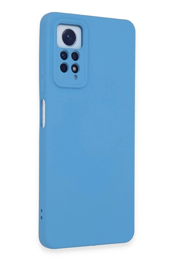 Xi̇aomi̇ Redmi̇ Note 12 Pro 4G Kılıf Nano İçi̇ Kadi̇fe Si̇li̇kon - Mavi̇ - Dropx5075-2261