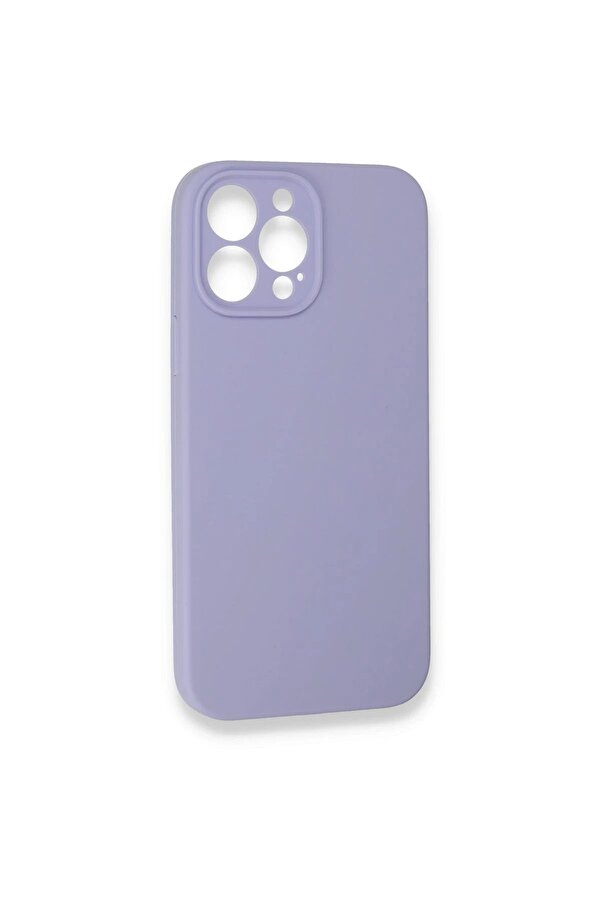 İphone 13 Pro Max Kılıf Lansman Legant Si̇li̇kon - Li̇la - Dropx5571-8043