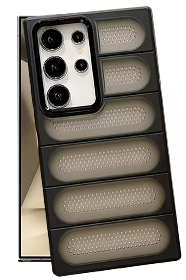 CepteToptan Samsung Galaxy S24 Ultra Kılıf Airmax Silikon Kapak - Siyah - DROPX9600-9084