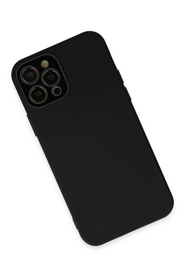 İphone 12 Pro Kılıf Lansman Glass Kapak - Si̇yah - Dropx4944-8347