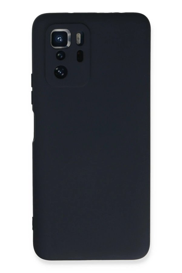 CepteToptan Xiaomi Poco X3 GT Kılıf Nano içi Kadife Silikon - Lacivert - DROPX3183-6774