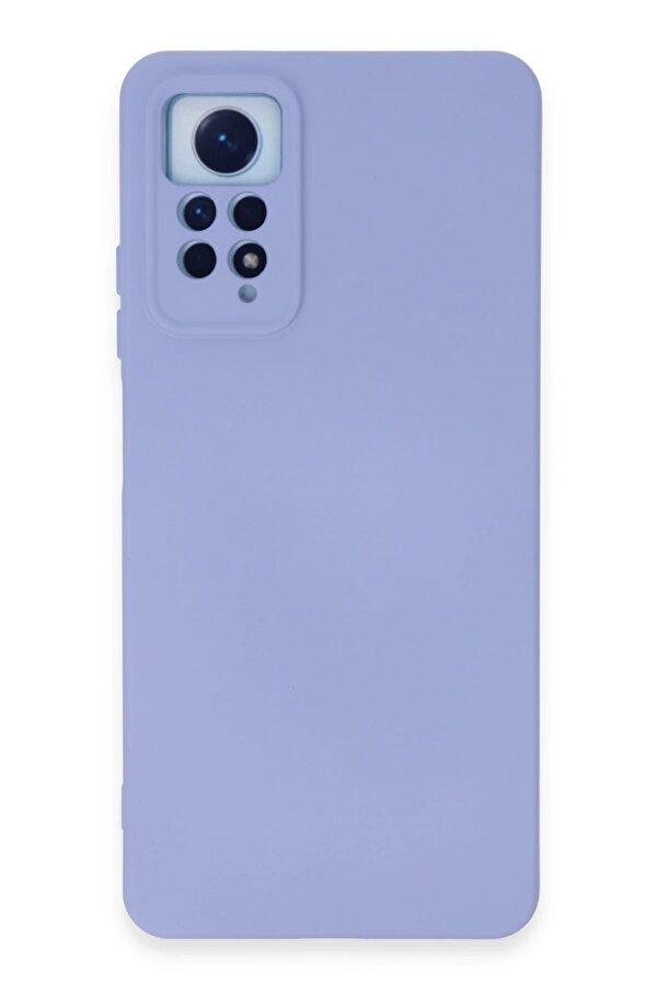 Xi̇aomi̇ Redmi̇ Note 12 Pro 4G Kılıf Nano İçi̇ Kadi̇fe Si̇li̇kon - Li̇la - Dropx4160-7581