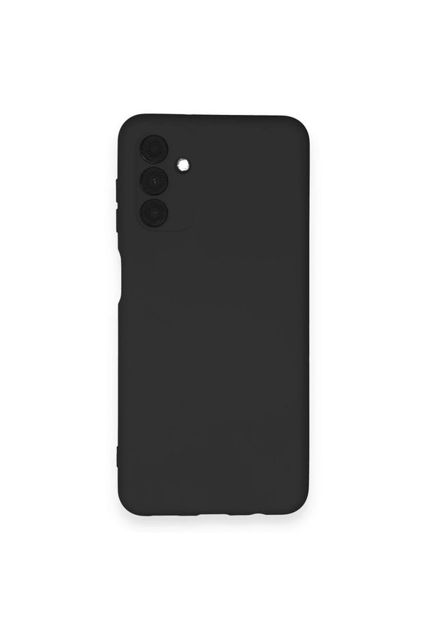 CepteToptan Samsung Galaxy A14 4G Kılıf Nano içi Kadife Silikon - Siyah - DROPX5072-5259