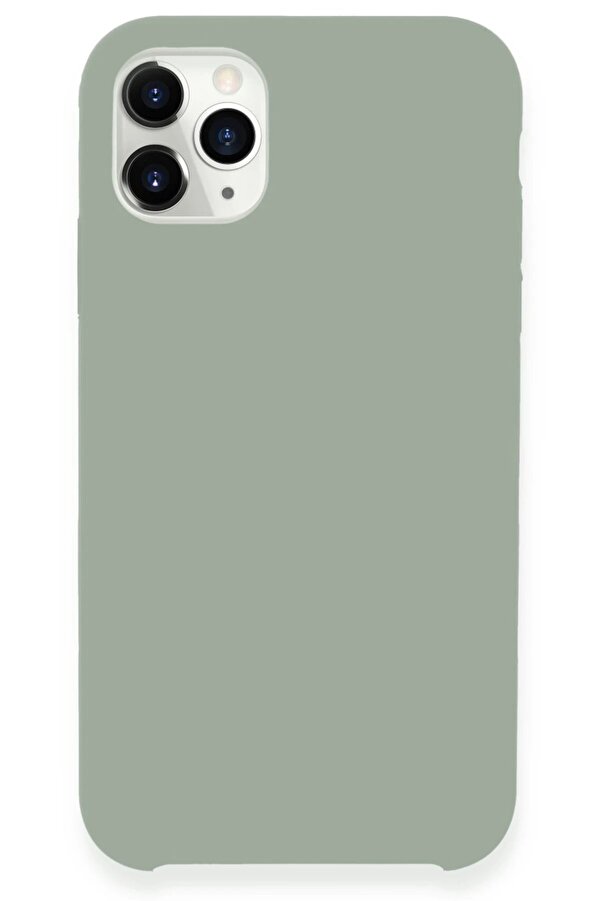 İphone 11 Pro Max Kılıf Lansman Legant Si̇li̇kon - Açık Gri̇ - Dropx1352-9060