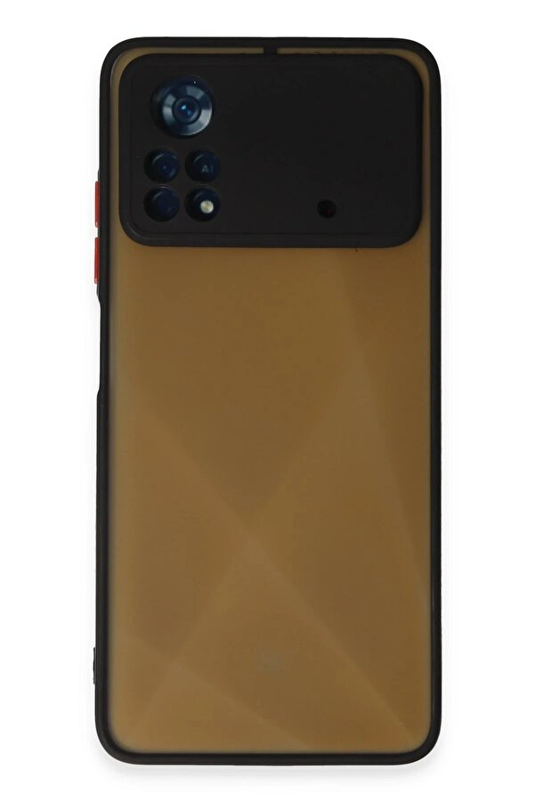 Xi̇aomi̇ Poco X4 Pro 5G Kılıf Montreal Si̇li̇kon Kapak - Si̇yah - Dropx7926-4063