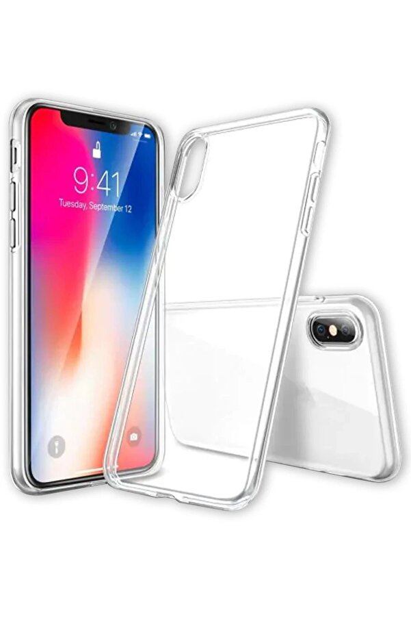 İphone X Kılıf Lüx Şeffaf Si̇li̇kon - Dropx5142-9537