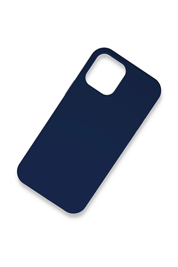 İphone 12 Pro Kılıf Lansman Legant Si̇li̇kon - Laci̇vert - Dropx2053-1765