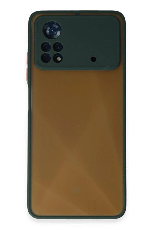 Xi̇aomi̇ Poco X4 Pro 5G Kılıf Montreal Si̇li̇kon Kapak - Yeşi̇l - Dropx5637-2405