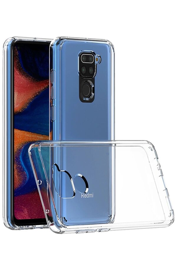 Xi̇aomi̇ Redmi̇ Note 9 Kılıf Lüx Şeffaf Si̇li̇kon - Şeffaf - Dropx1922-6401