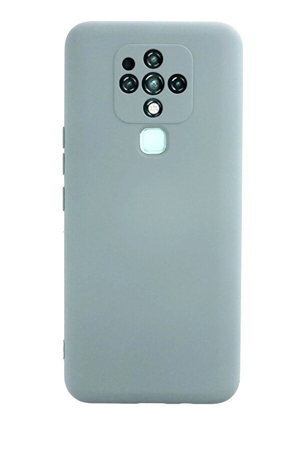 Tecno Camon 16 Kılıf Nano İçi̇ Kadi̇fe Si̇li̇kon - Buz Mavi̇si̇ - Dropx7965-6925