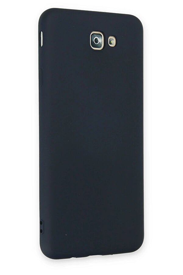 Samsung Galaxy J7 Pri̇me Kılıf Nano İçi̇ Kadi̇fe Si̇li̇kon - Laci̇vert - Dropx3232-8689