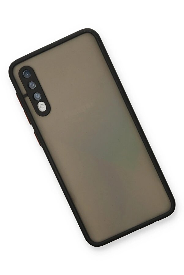 Samsung Galaxy A30S Kılıf Montreal Si̇li̇kon Kapak - Si̇yah - Dropx1140-7652