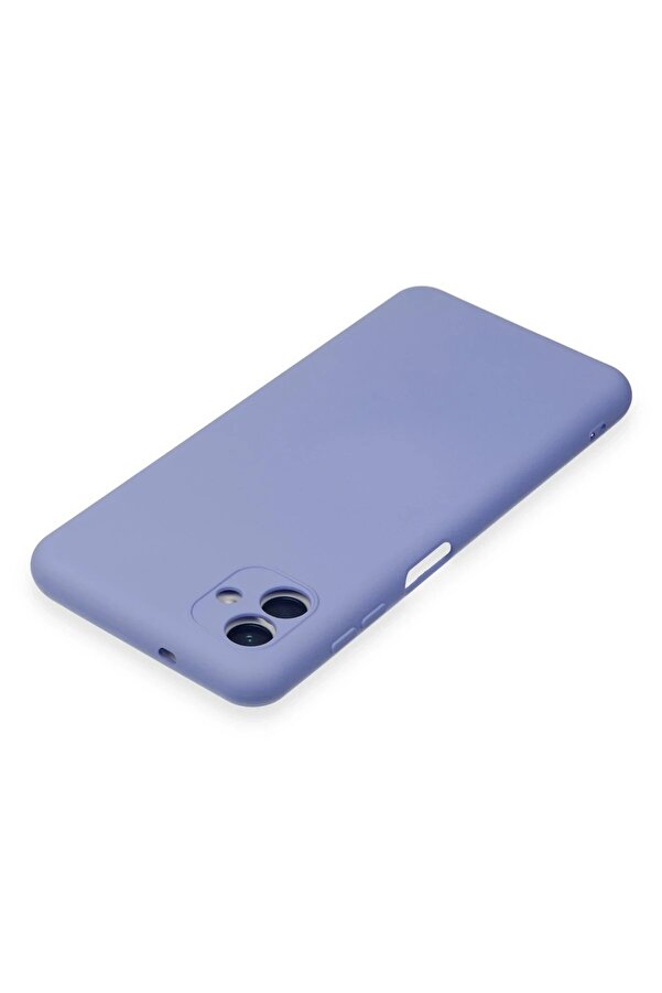 Samsung Galaxy A04E Kılıf Nano İçi̇ Kadi̇fe Si̇li̇kon - Li̇la - Dropx3175-5436