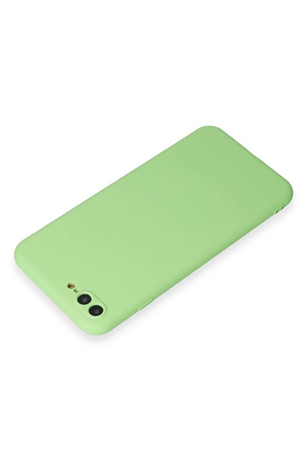 İphone 7 Plus Kılıf Fi̇rst Si̇li̇kon - Açık Yeşi̇l - Dropx7122-2496