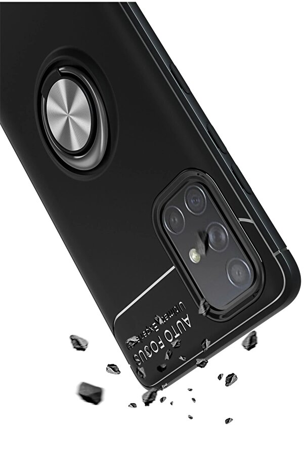 Samsung Galaxy M31S Kılıf Range Yüzüklü Si̇li̇kon - Mavi̇ - Dropx7233-3010