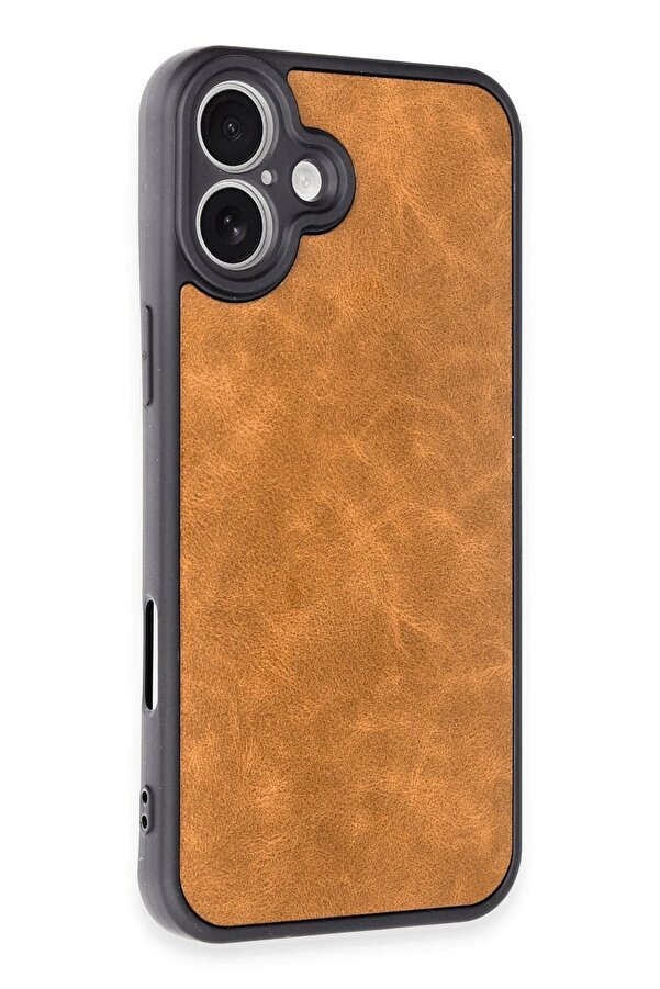 İphone 16 Plus Kılıf Aras Deri̇ Kapak - Taba - Dropx4601-4308