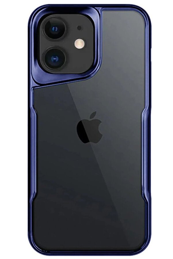 İphone 11 Kılıf Boyi̇ Si̇li̇kon Kapak - Laci̇vert - Dropx7255-6875