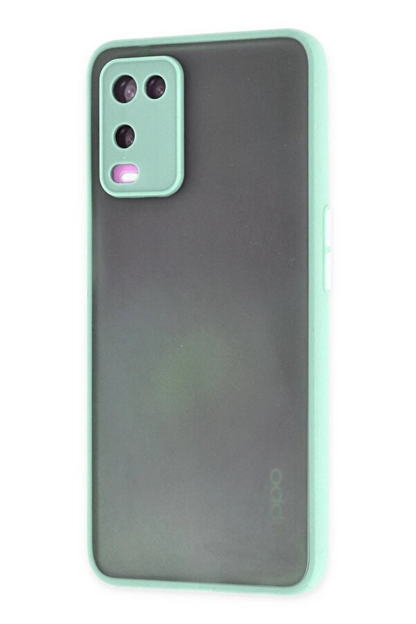 Oppo A54 4G Kılıf Montreal Si̇li̇kon Kapak - Turkuaz - Dropx6407-3448