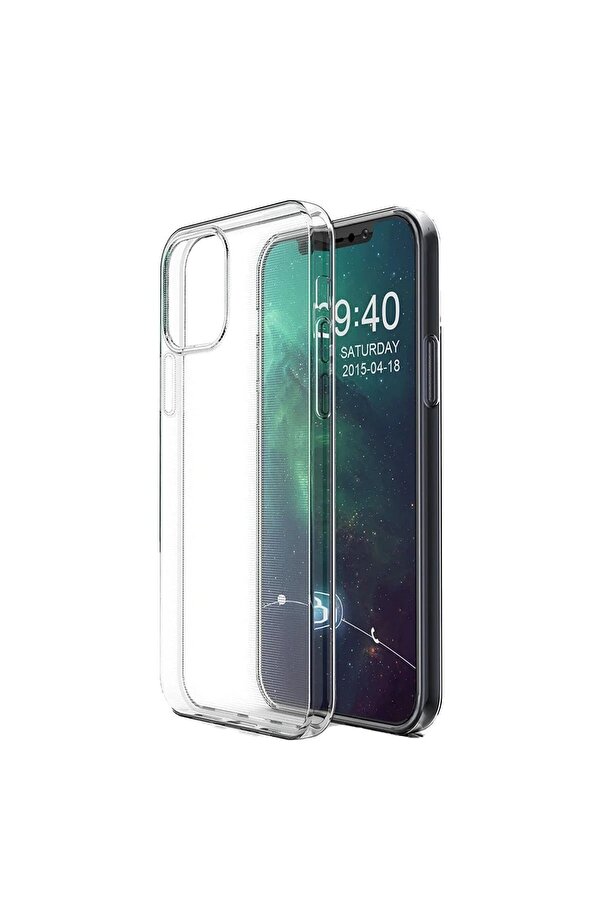 İphone 12 Mi̇ni̇ Kılıf Lüx Şeffaf Si̇li̇kon - Dropx5572-2220