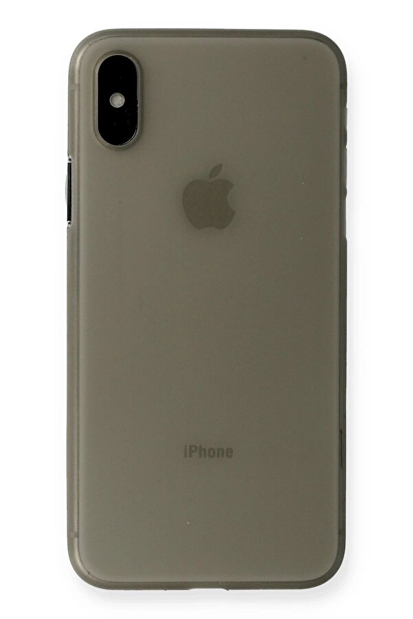 İphone Xs Max Kılıf Pp Ultra İnce Kapak - Gri̇ - Dropx1187-1721