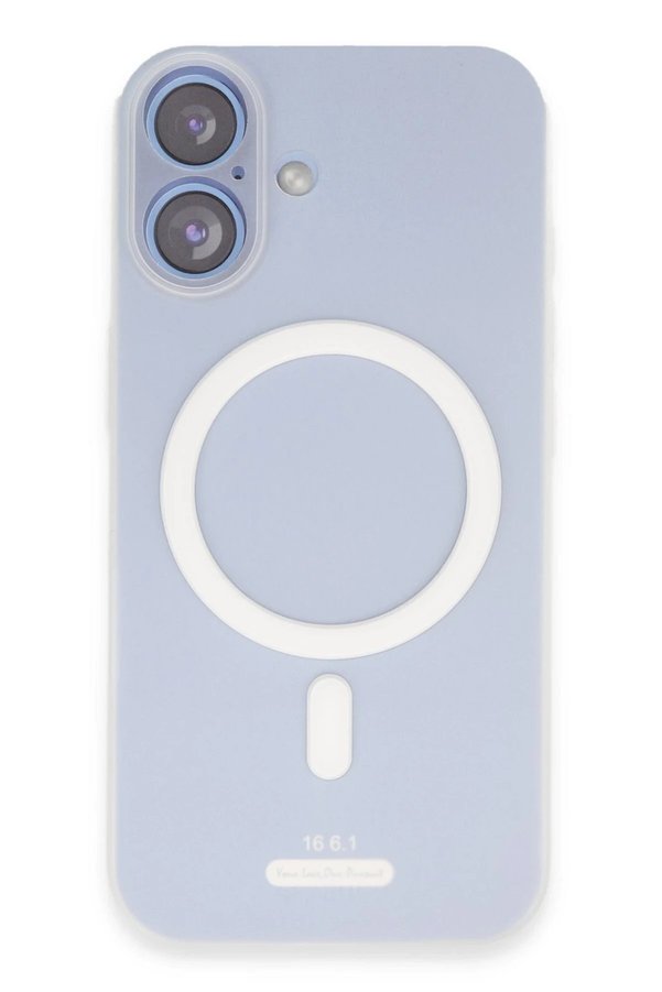 CepteToptan iPhone 16 Sense Magsafe Kapak - Şeffaf - DROPX2515-1588