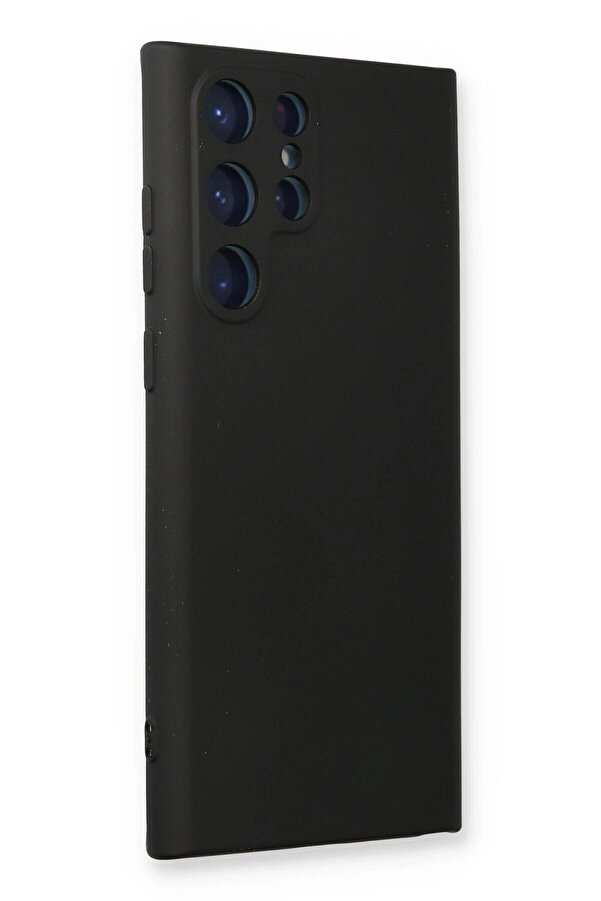 Samsung Galaxy S24 Ultra Kılıf Nano İçi̇ Kadi̇fe Si̇li̇kon - Si̇yah - Dropx8866-6603