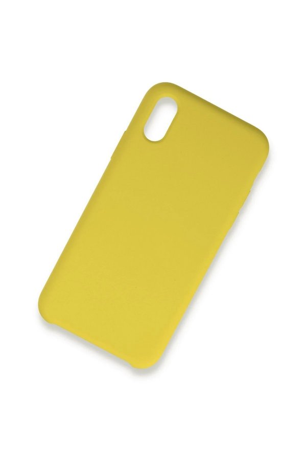 İphone Xs Max Kılıf Lansman Legant Si̇li̇kon - Sarı - Dropx9826-5469