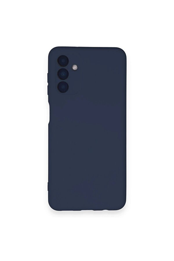 Samsung Galaxy A14 4G Kılıf Nano İçi̇ Kadi̇fe Si̇li̇kon - Laci̇vert - Dropx9910-5479