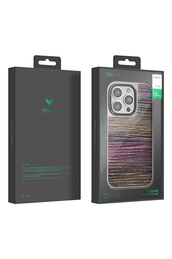 İphone 15 Wave Kapak - Koyu Kahve - Dropx4685-1141