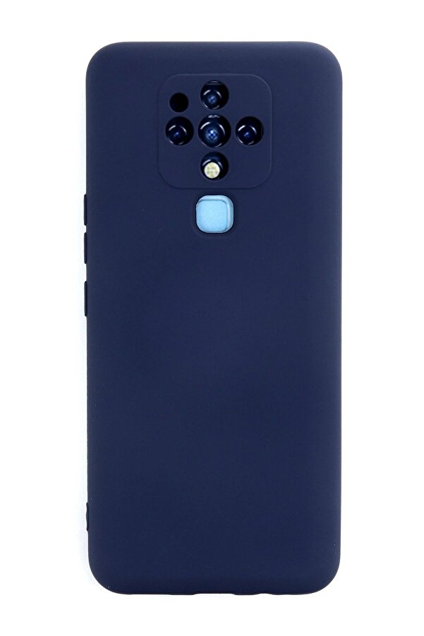 Tecno Camon 16 Kılıf Nano İçi̇ Kadi̇fe Si̇li̇kon - Laci̇vert - Dropx8094-7723