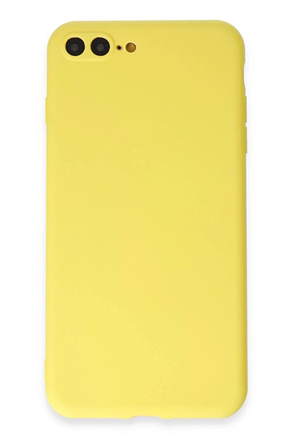 İphone 7 Plus Kılıf Fi̇rst Si̇li̇kon - Sarı - Dropx5351-9097