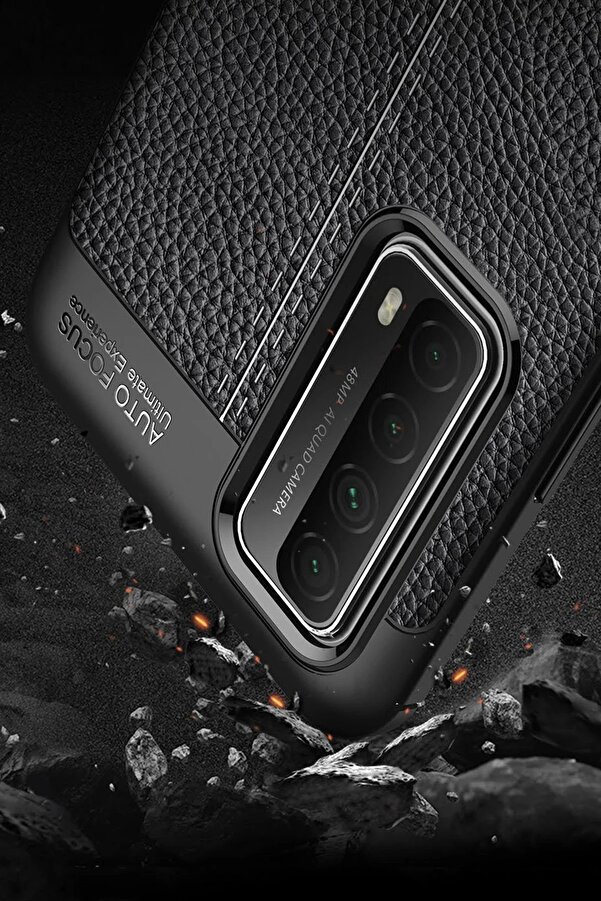 Huawei̇ P Smart 2021 Kılıf Auto Focus Kapak - Laci̇vert - Dropx6002-3726
