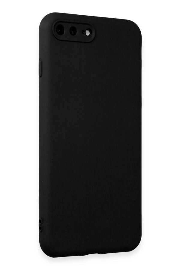 İphone 7 Plus Kılıf Fi̇rst Si̇li̇kon - Si̇yah - Dropx3198-6711