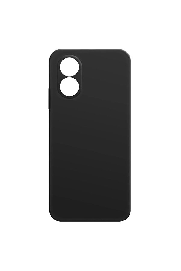Oppo A38 Kılıf Fi̇rst Si̇li̇kon - Si̇yah - Dropx2753-4686